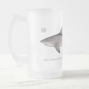 Bull Shark - Frosted Glass Stein