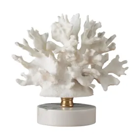 Faux White Coral Ornament