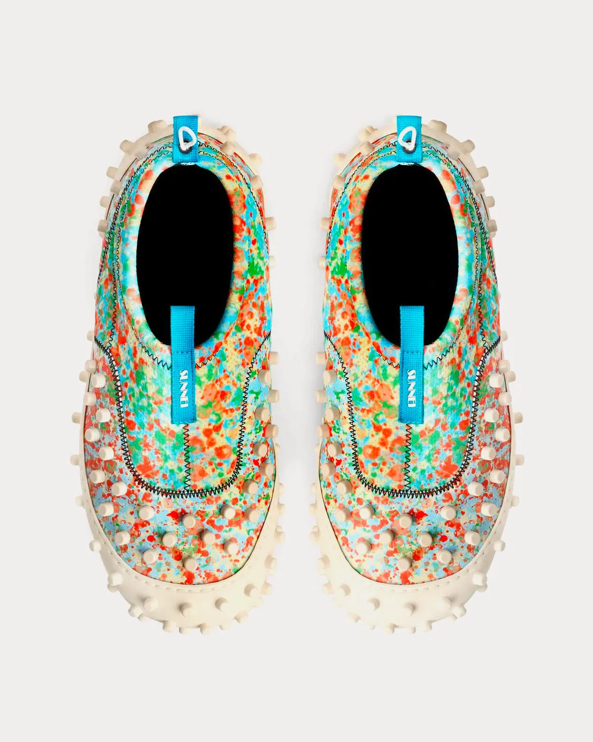 1000CHIODI Multicolour Pollock Slip On Sneakers