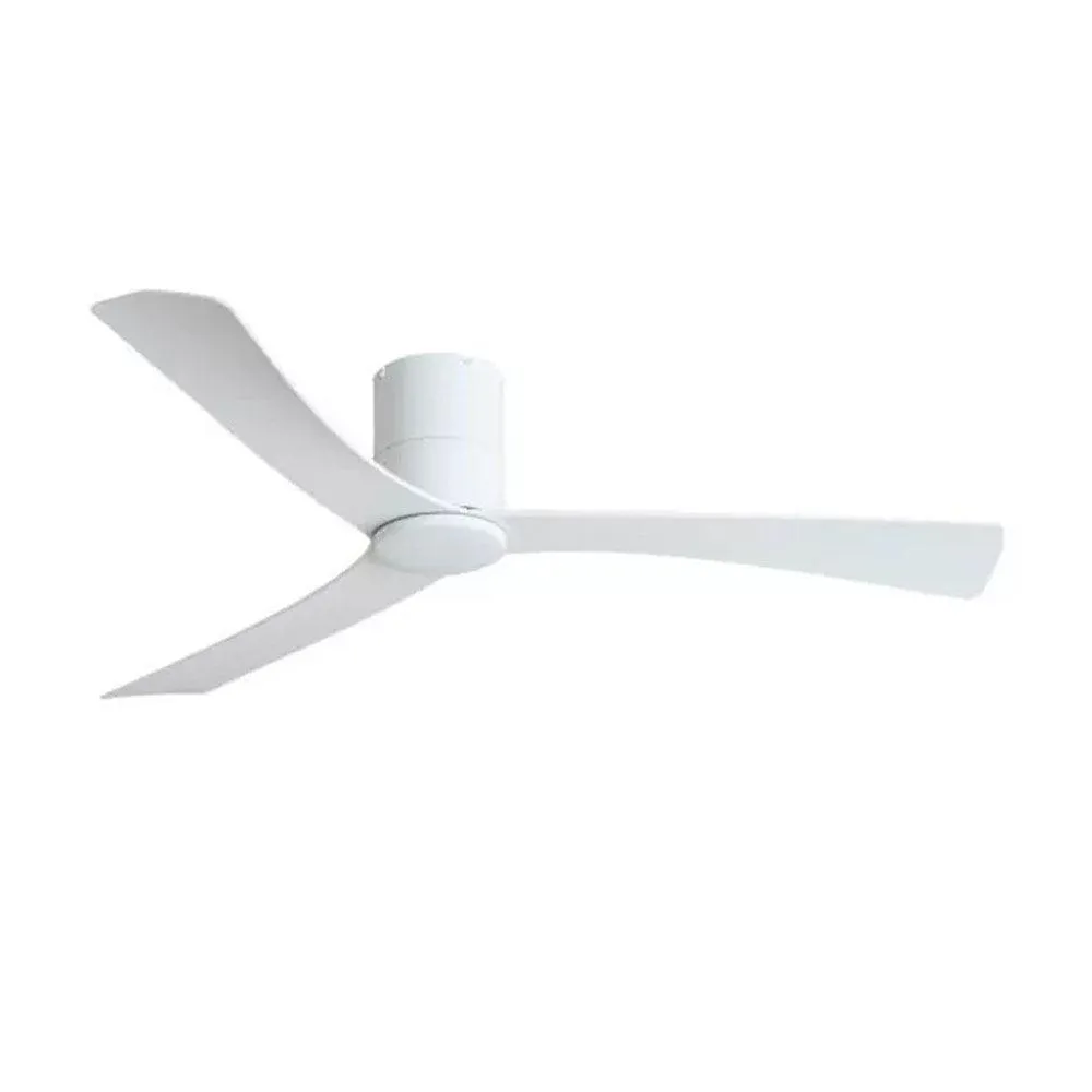 1320mm Metro Dc Ceiling Fan Only In Black Or White Satin