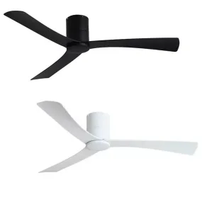 1320mm Metro Dc Ceiling Fan Only In Black Or White Satin