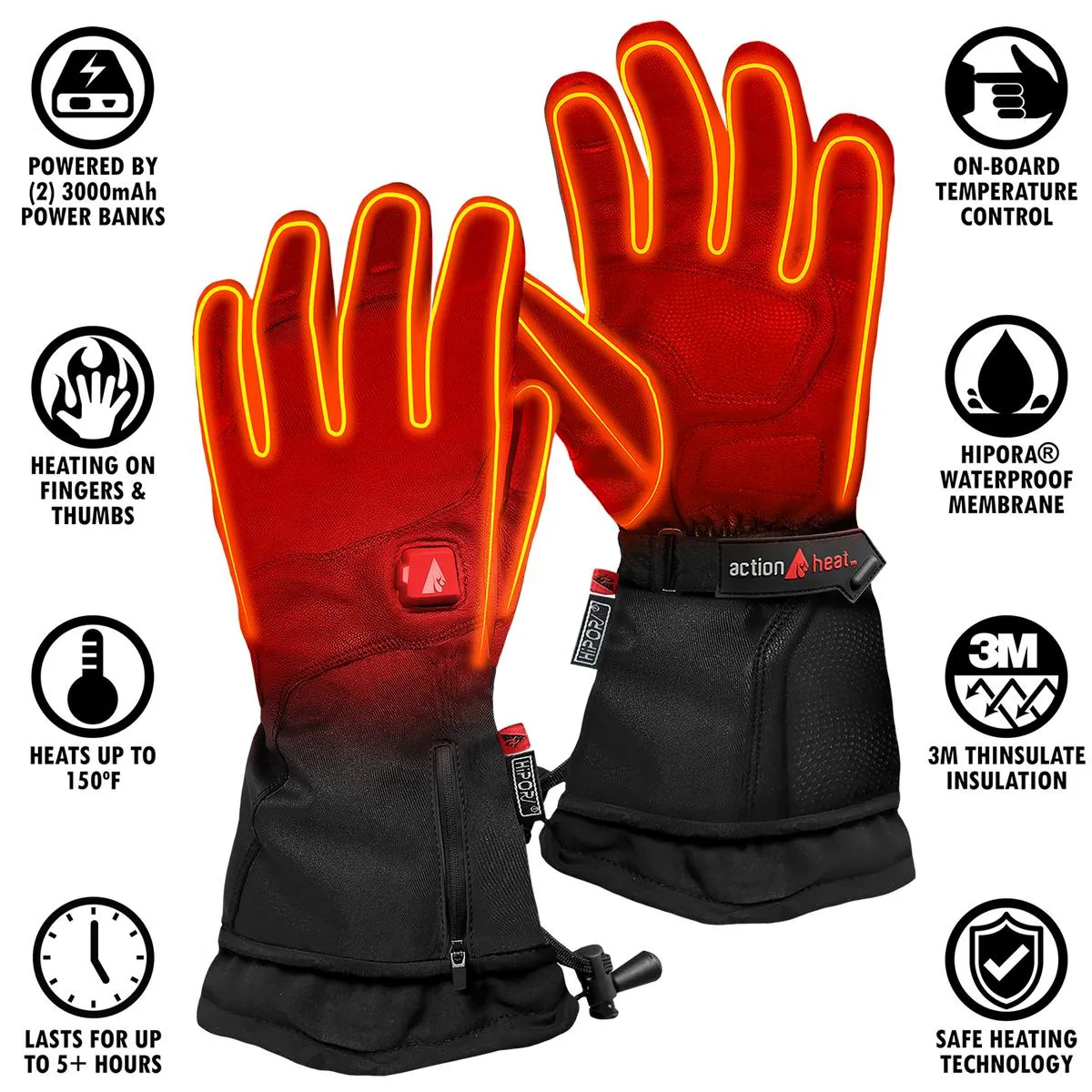 ActionHeat 5V Men's Premium Heated Gloves