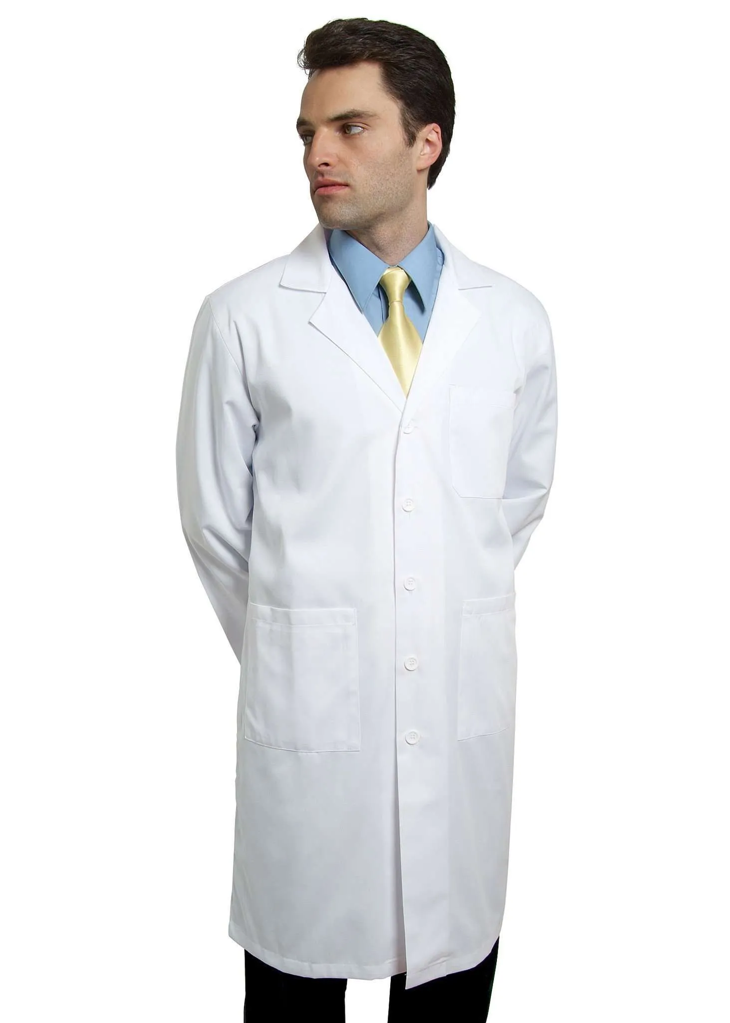 Adar Universal 39" Unisex Supertwill Midriff Lab Coat