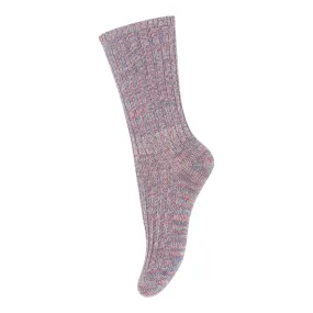 Adult Re-Sock Cotton Ankle Socks in Soft Mauve by MP Denmark