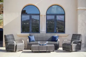 Amalfi Settee Club Set By Patio Renaissance