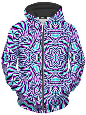 Aquarius Unisex Zip-Up Hoodie