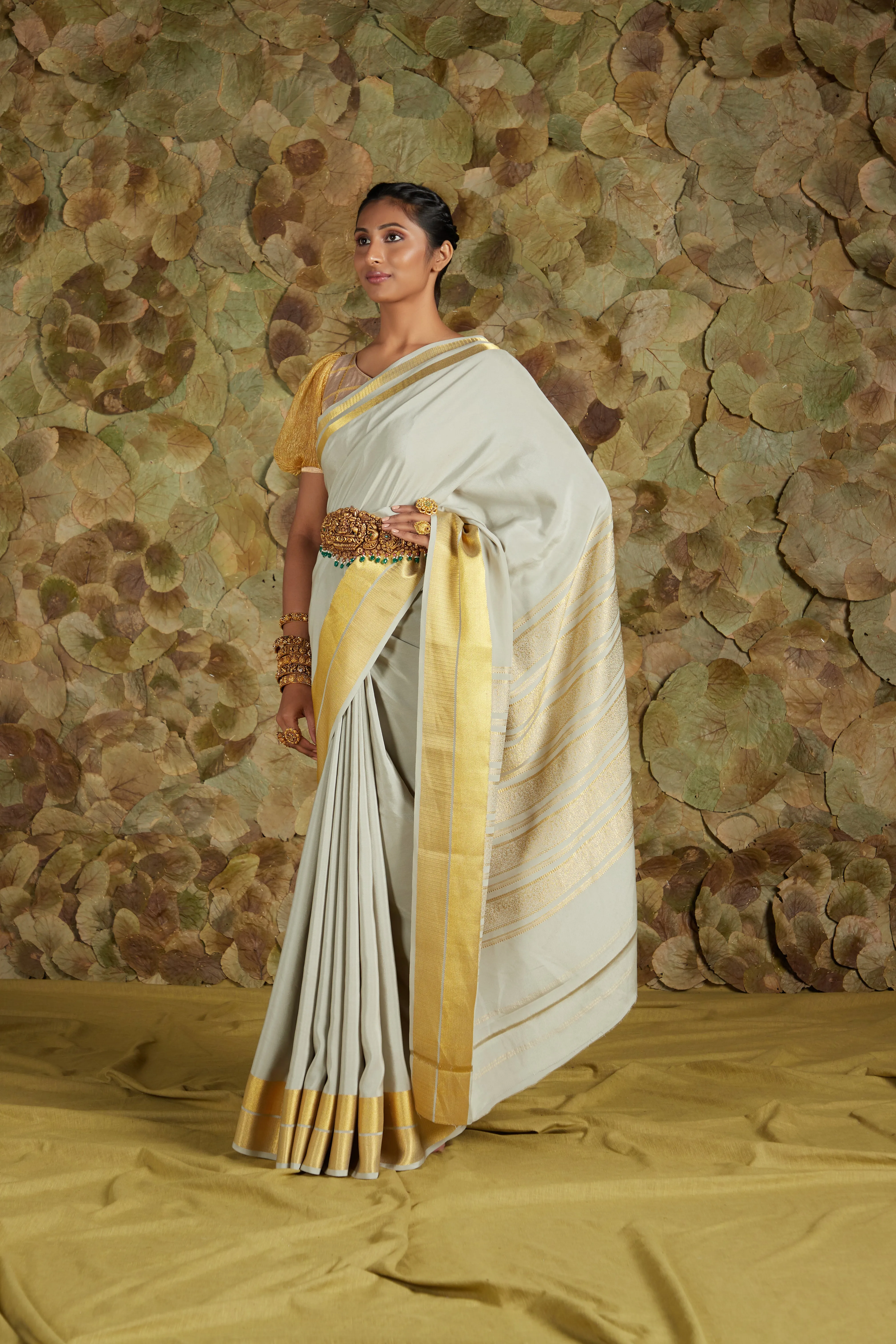 Arshana in Pearl River / ಬೂದಿ Arshana Saree