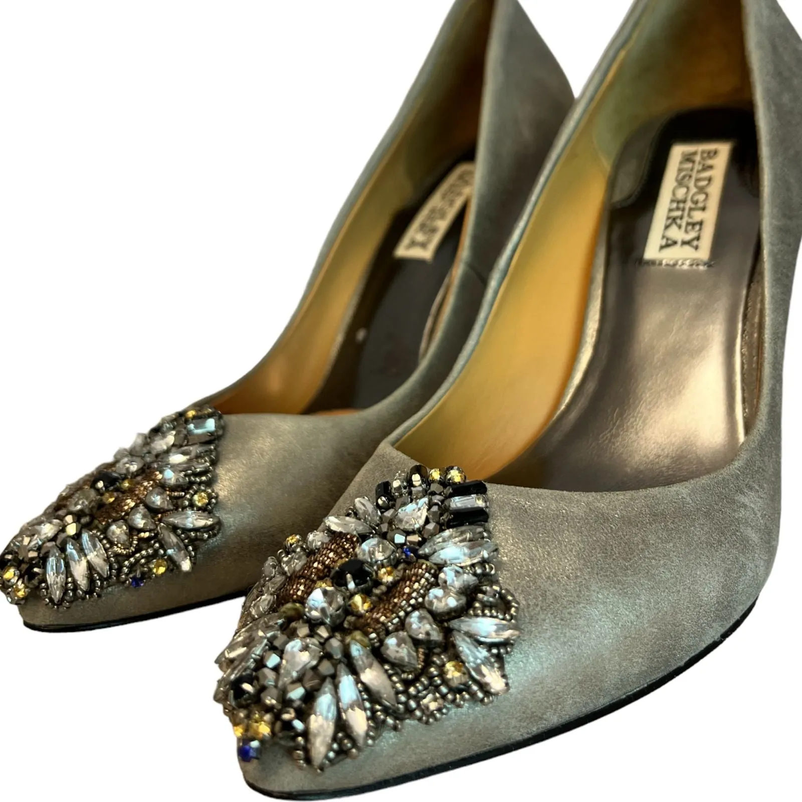 Badgley Mischka Swarovski heels (PREOWNED)