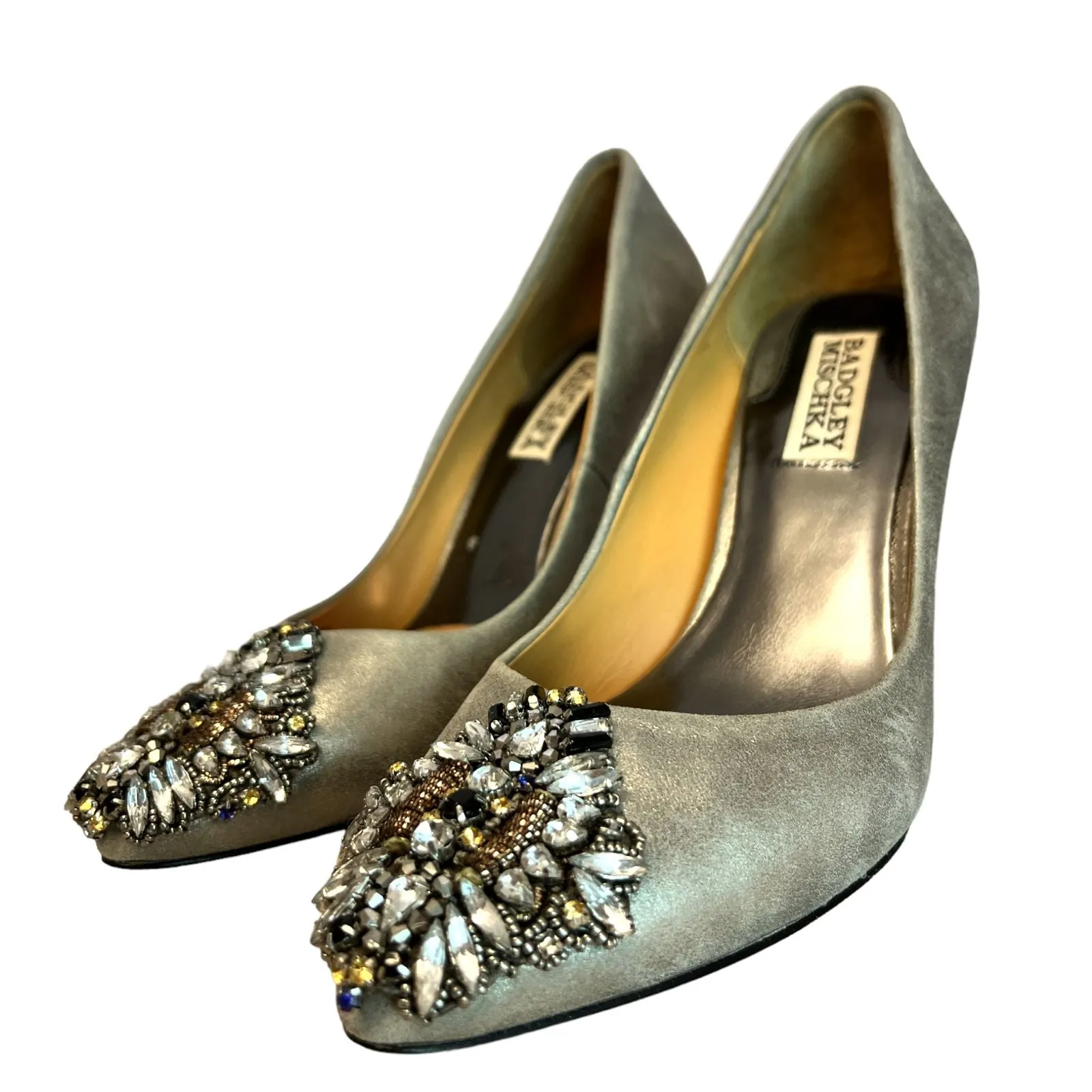 Badgley Mischka Swarovski heels (PREOWNED)