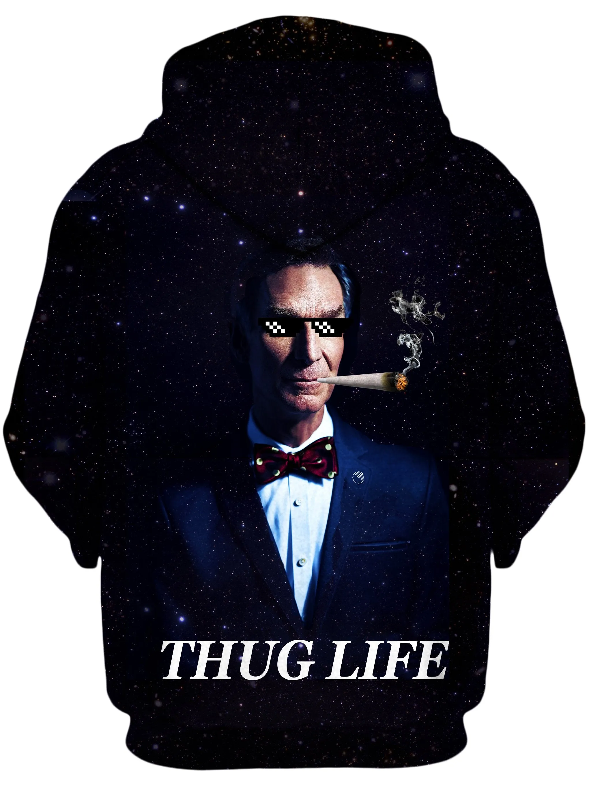 Bill Hye Thug Life Unisex Zip-Up Hoodie