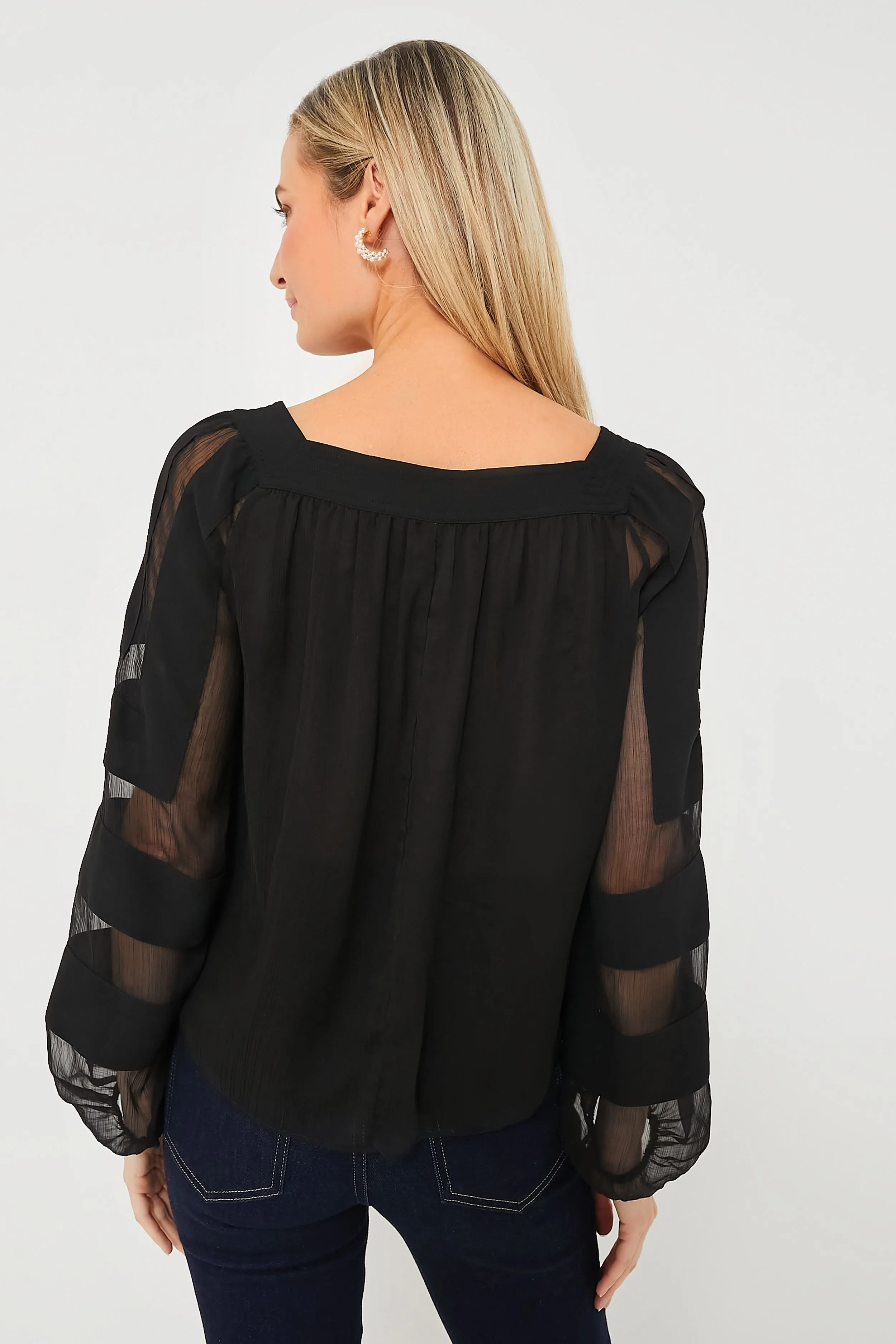 Black Alexa Blouse