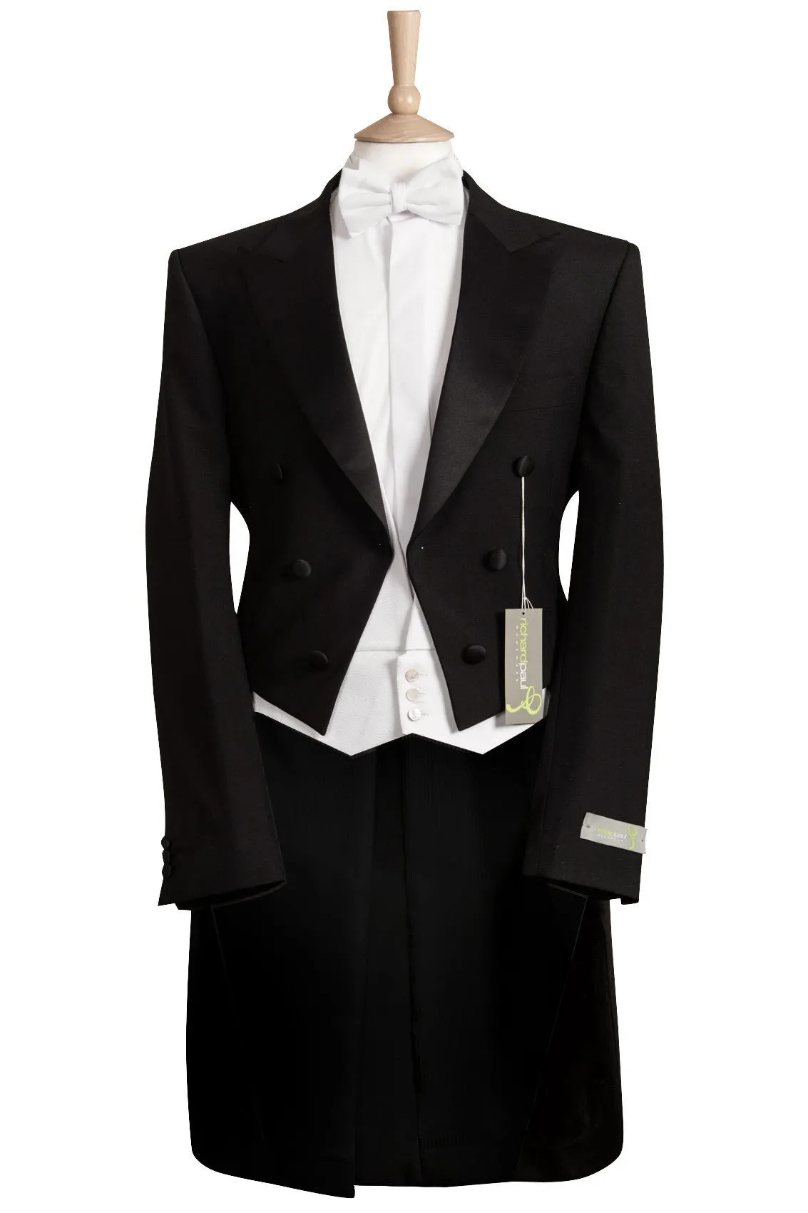 Black Evening Tailcoat Jacket - Brand New