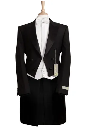 Black Evening Tailcoat Jacket - Brand New