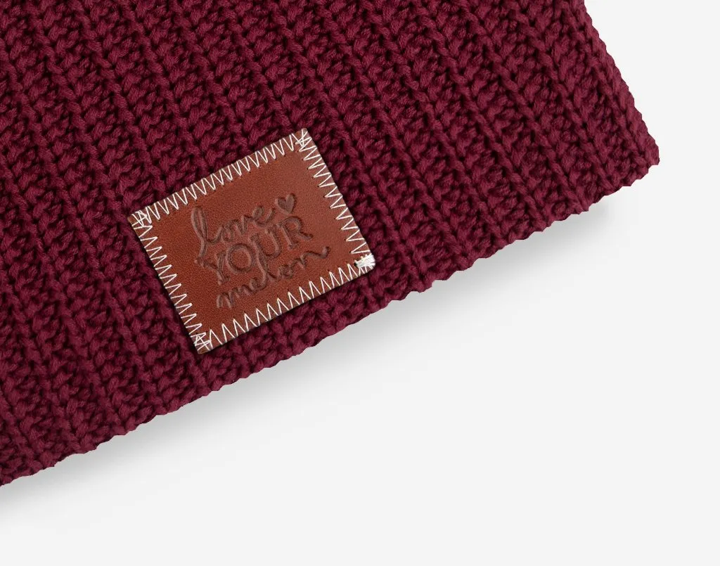 Burgundy Beanie