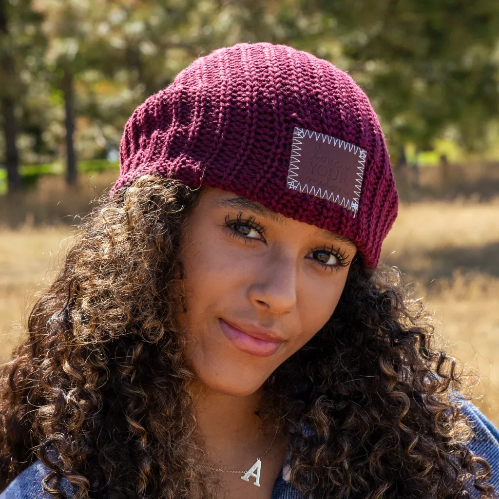 Burgundy Beanie