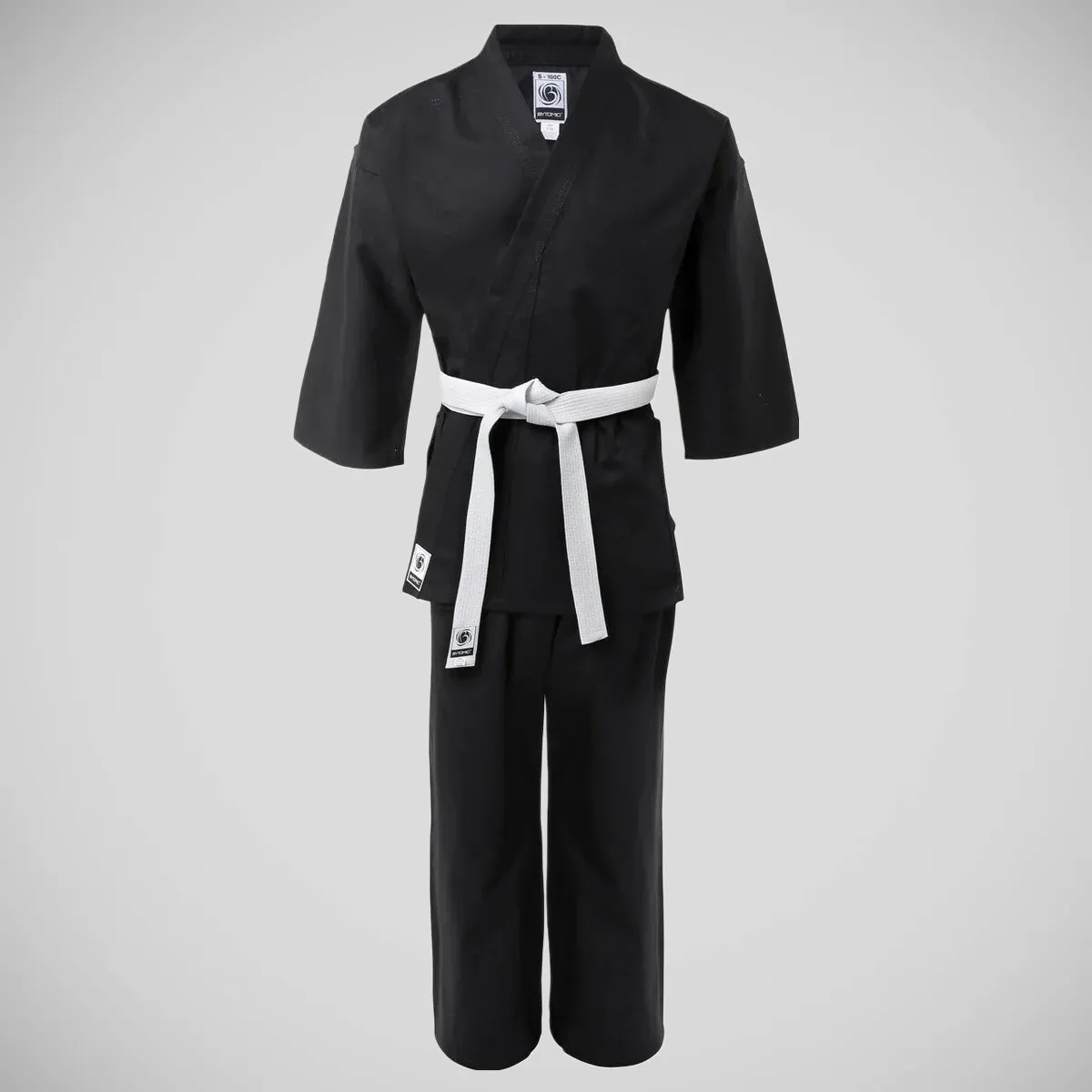 Bytomic Kids 100% Cotton Student Karate Uniform Black