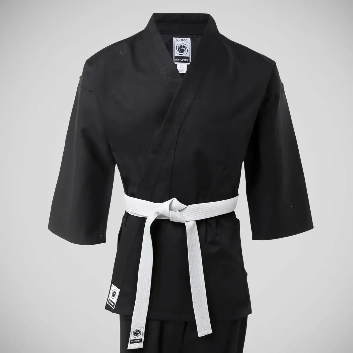 Bytomic Kids 100% Cotton Student Karate Uniform Black