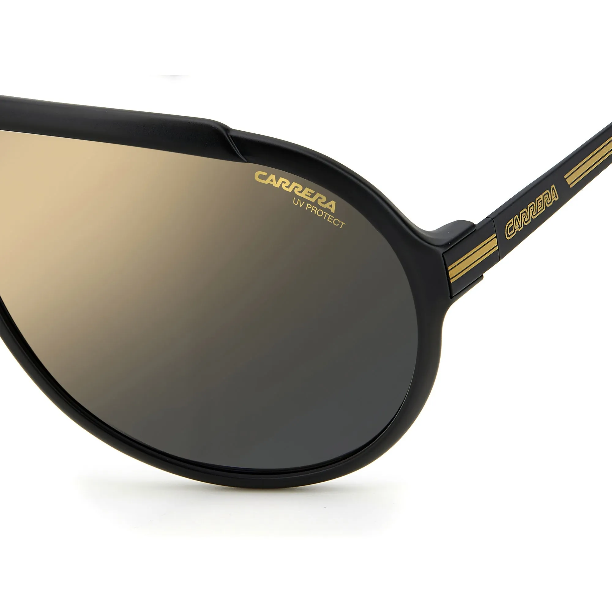 Carrera ENDURANCE65/N 003 63JO(CAR8) Unisex Black Gold Sunglasses