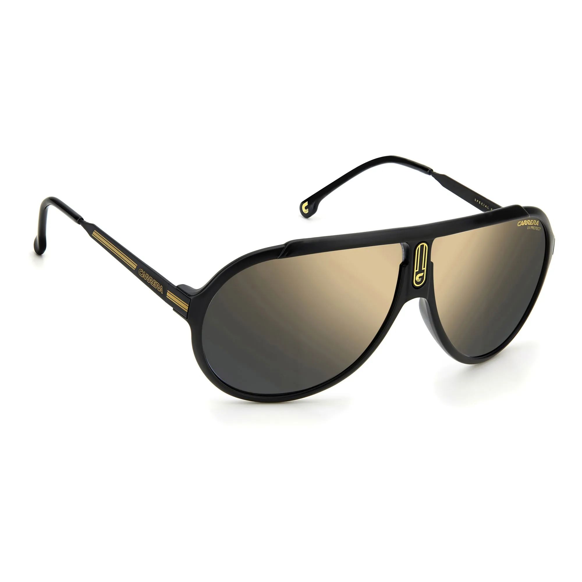 Carrera ENDURANCE65/N 003 63JO(CAR8) Unisex Black Gold Sunglasses