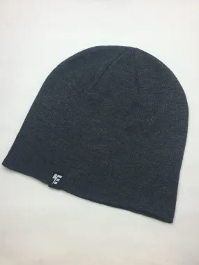 Charcoal/Black Slouch Beanie