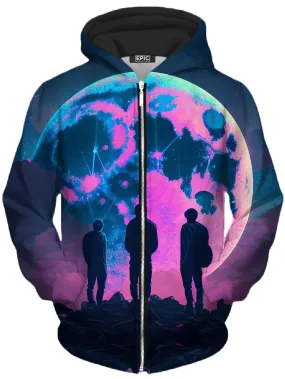 Children Of The Moon Unisex Zip-Up Hoodie