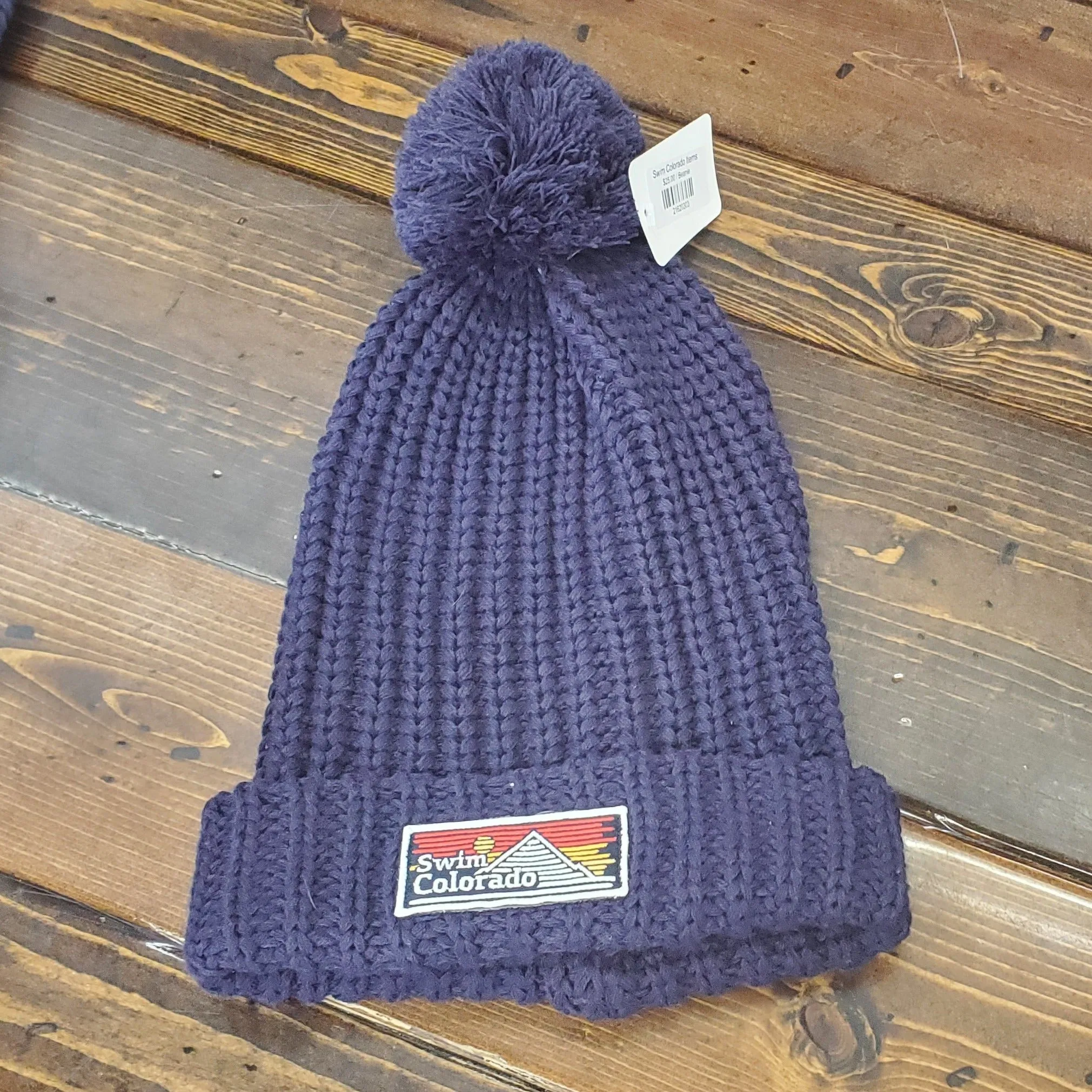 Chunk Cable Beanie With Colorado Patch