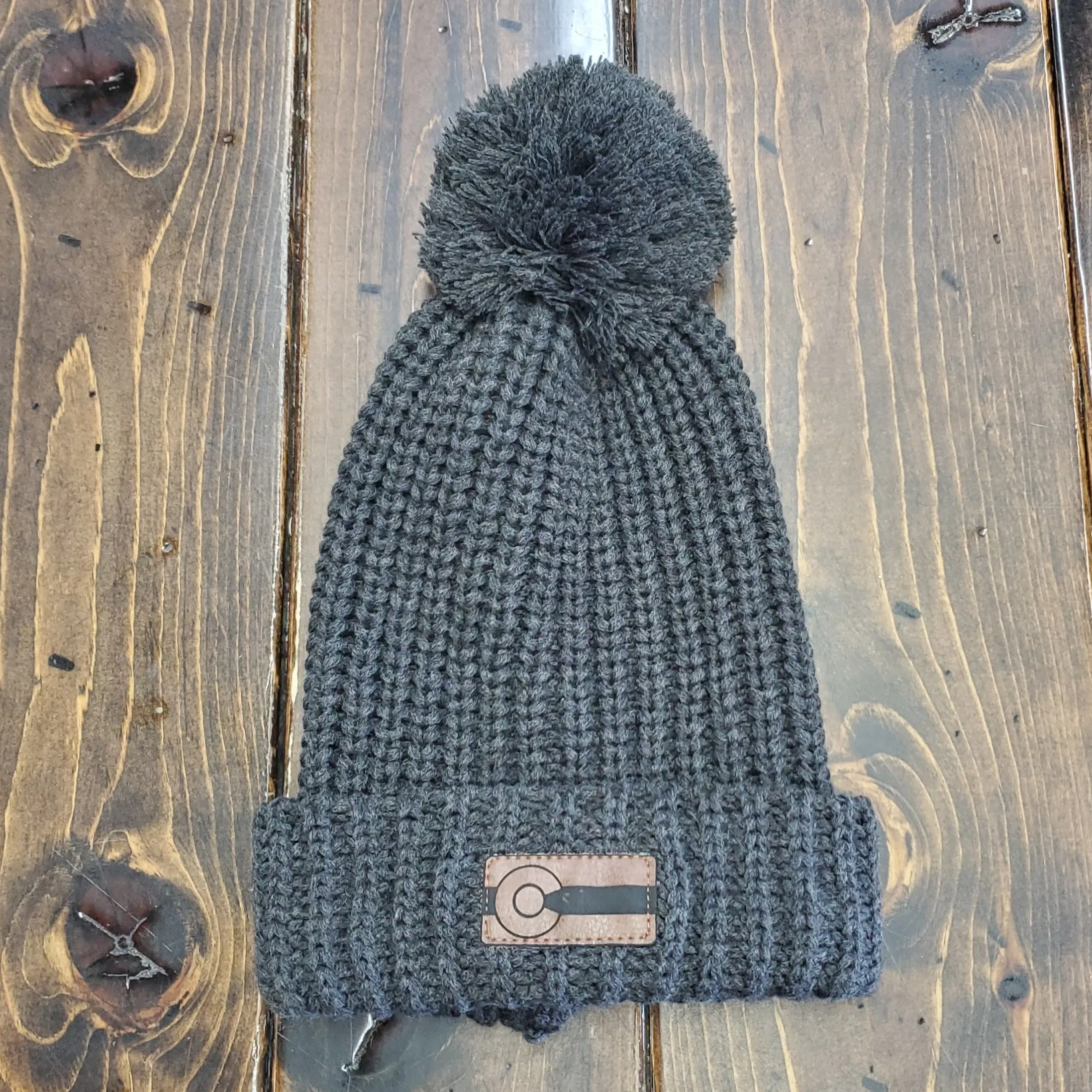 Chunk Cable Beanie With Colorado Patch