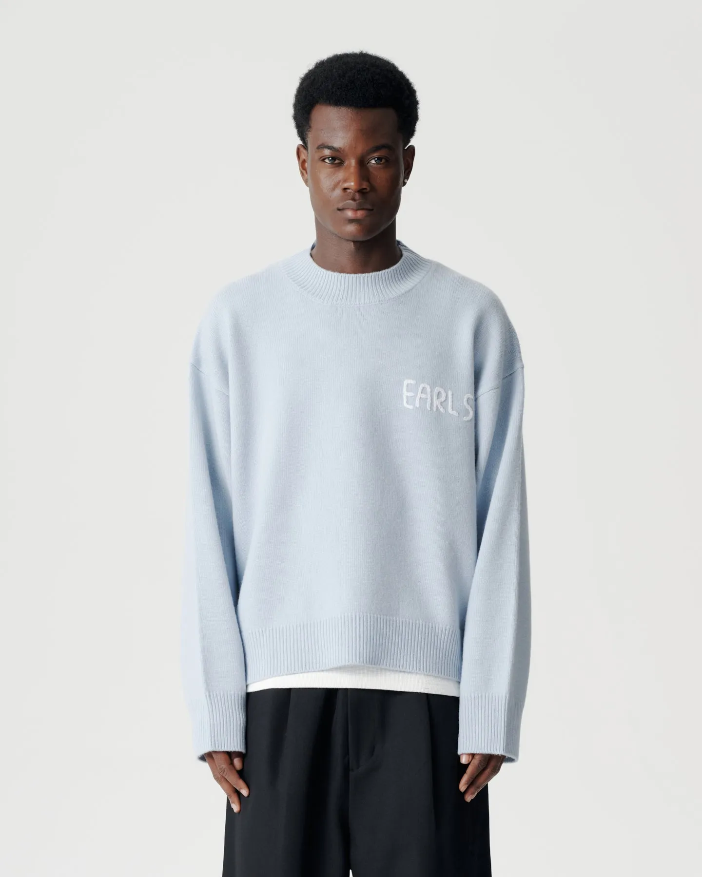 Classic Knit Crew - Ice