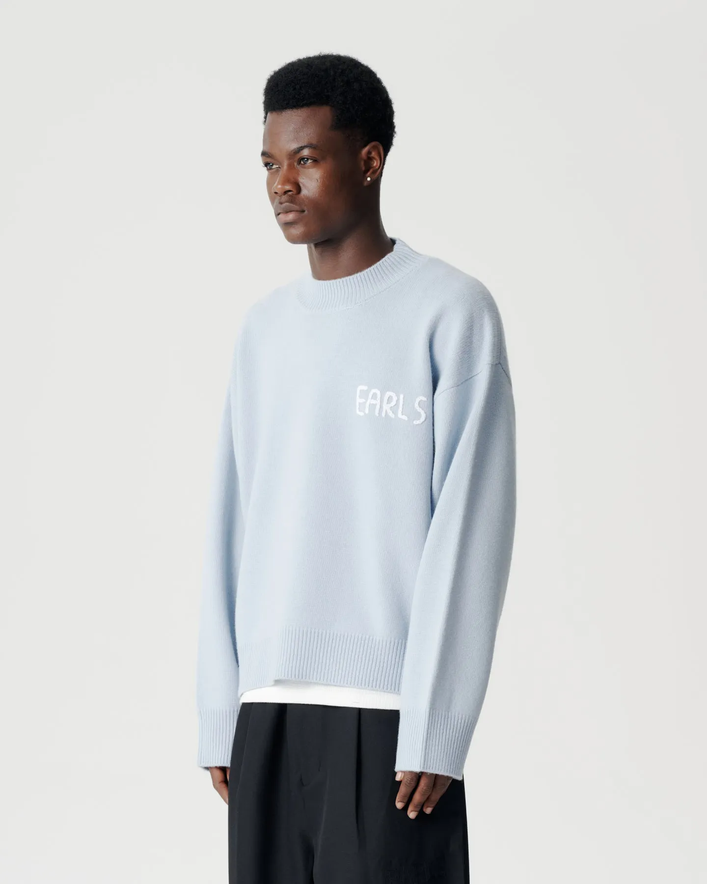 Classic Knit Crew - Ice