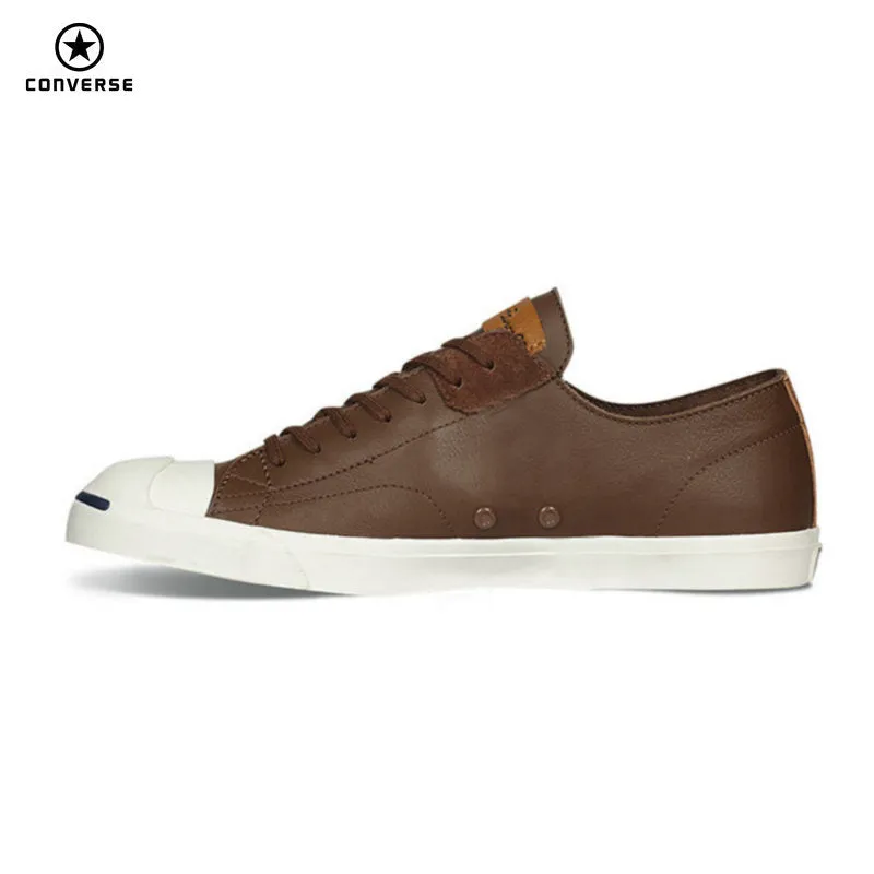 Converse new Original JACK PURCELL sneakers Spring summer man and women  pu Leather black color Skateboarding Shoes