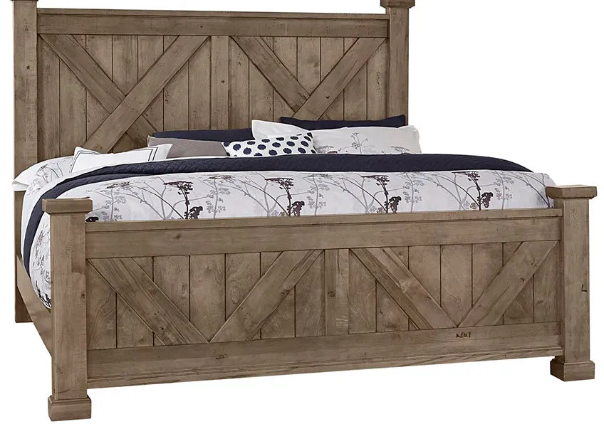 Cool Rustic King or Queen Bed