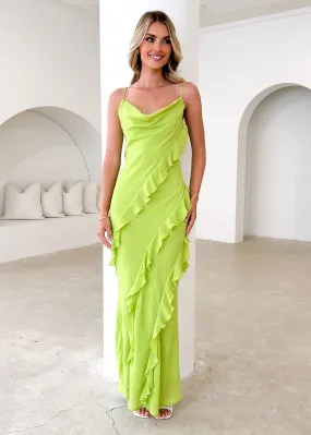 Dalton Maxi Dress - Lime