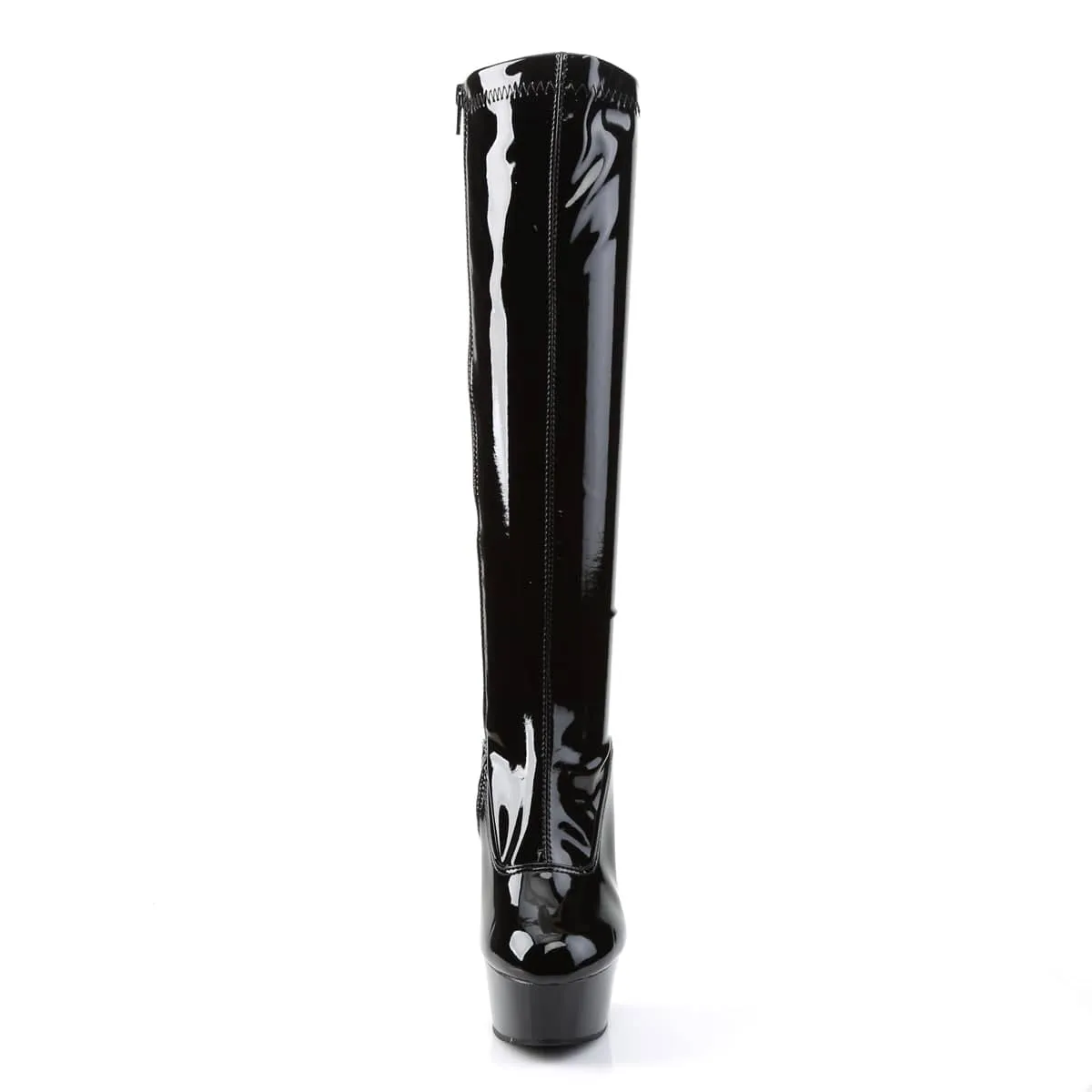 DELIGHT-2000 Black Knee High Boots