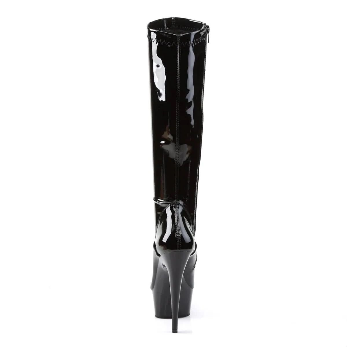 DELIGHT-2000 Black Knee High Boots