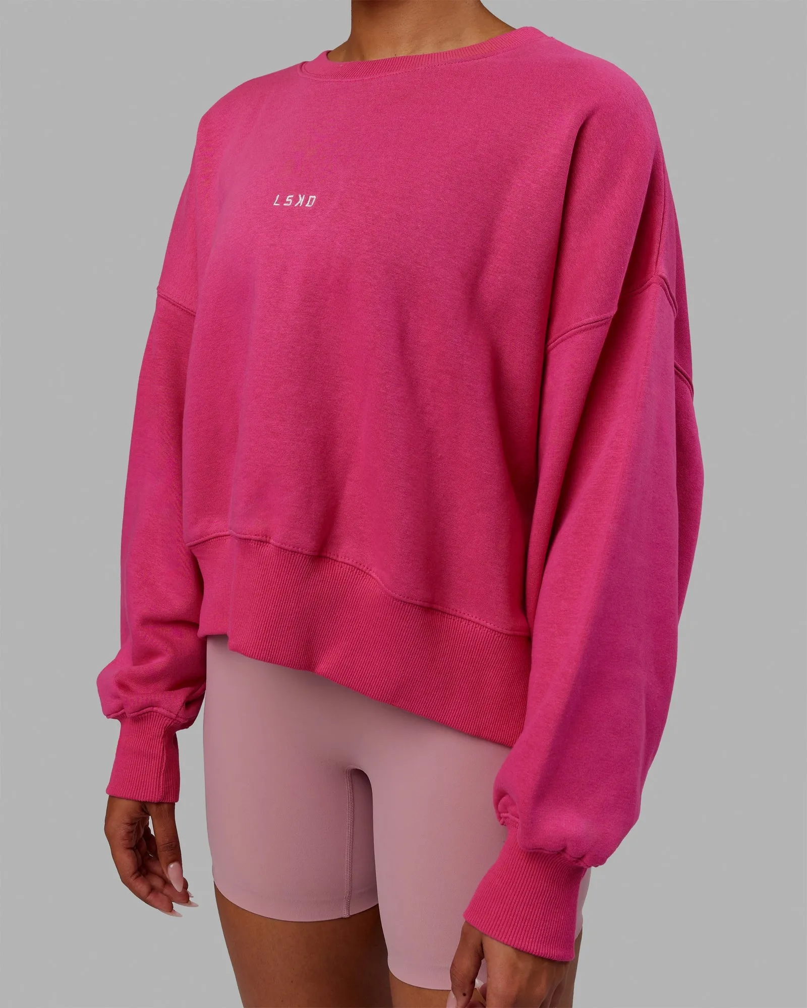 Everyday Slouch Sweater - Ultra Pink