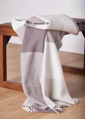 Foxford Dún na Rí Cashmere and Lambswool Throw