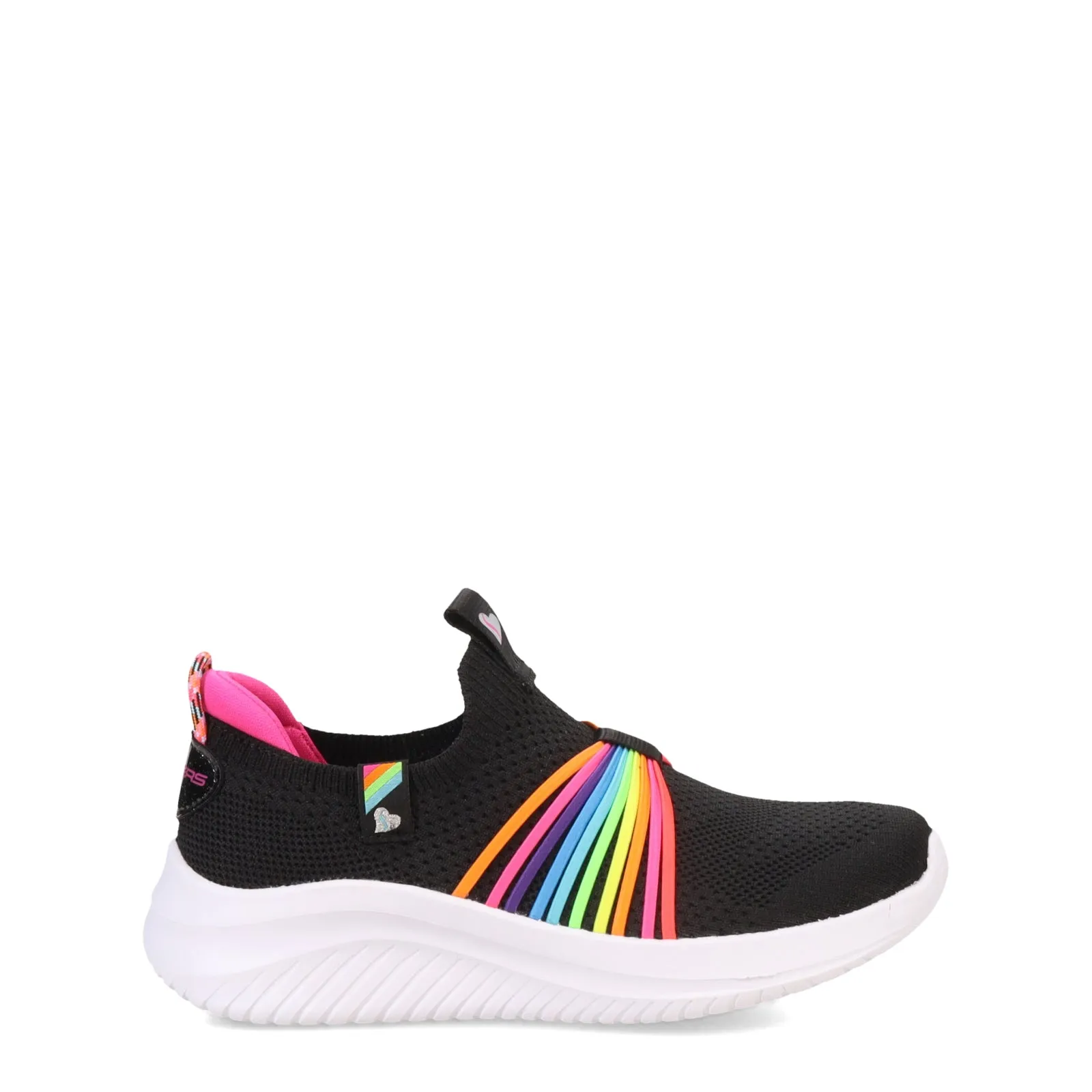 Girl's Skechers, Ultra Flex 3.0 - Rainbow Speed Sneaker â€“ Little Kid