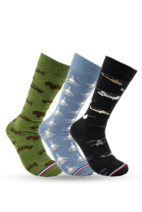 Heritage 3-Pack Bundle Crew Socks