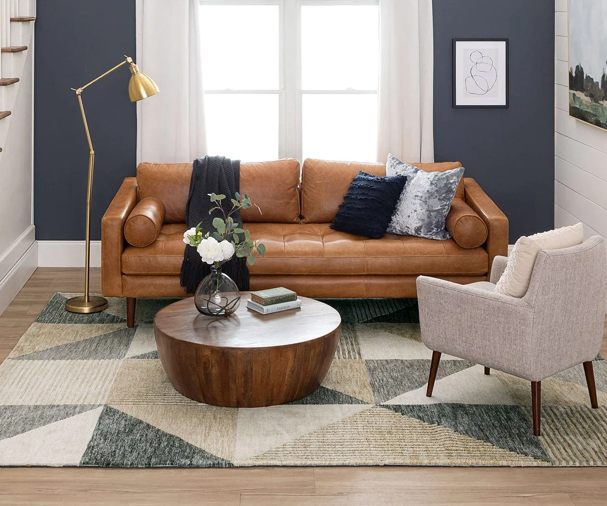 Karastan Bowen Oblique Rug - Tan