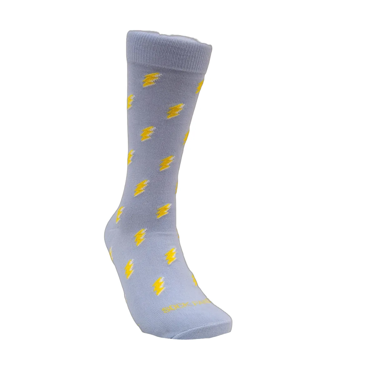 Lightning Bolt Patterned Socks from the Sock Panda (Adult Large - Men's Shoe Sizes 8-12)