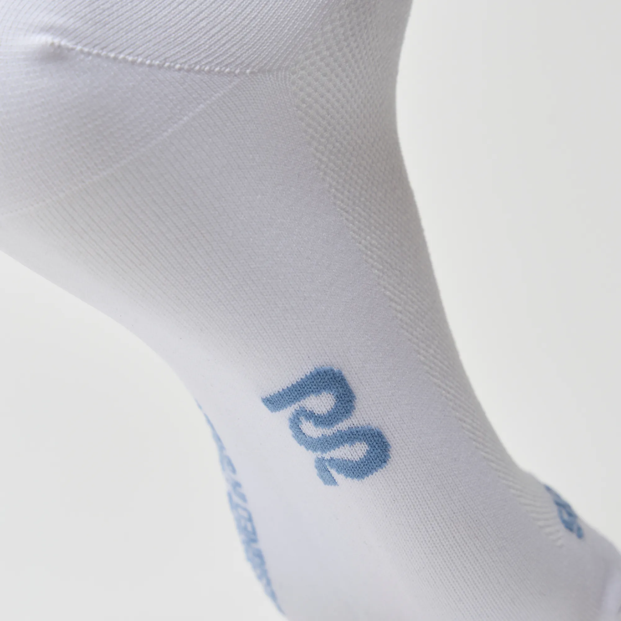 Lite Run™️ Quarter Socks - White with Skyline - 2 Pack