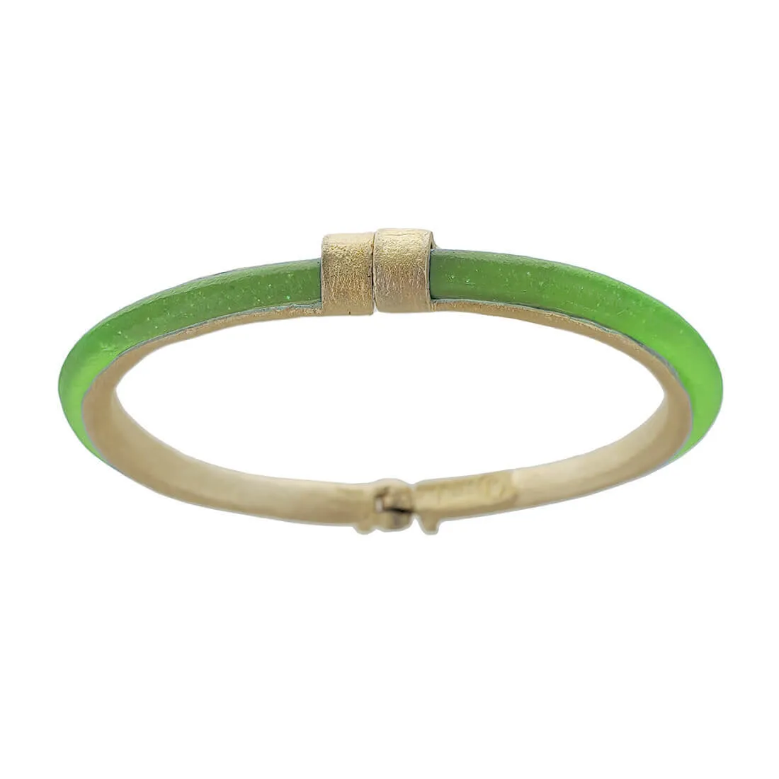 Michael Vincent Michaud Luminous Green Magnetic Bangle Bracelet