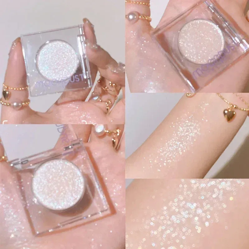 New Space Cowboy Cosmic Highlighter Eyes Glitter Monochrome Eyeshadow Pallete Shimmer Satin Makeup Pallete Shadow Hightlight Kit