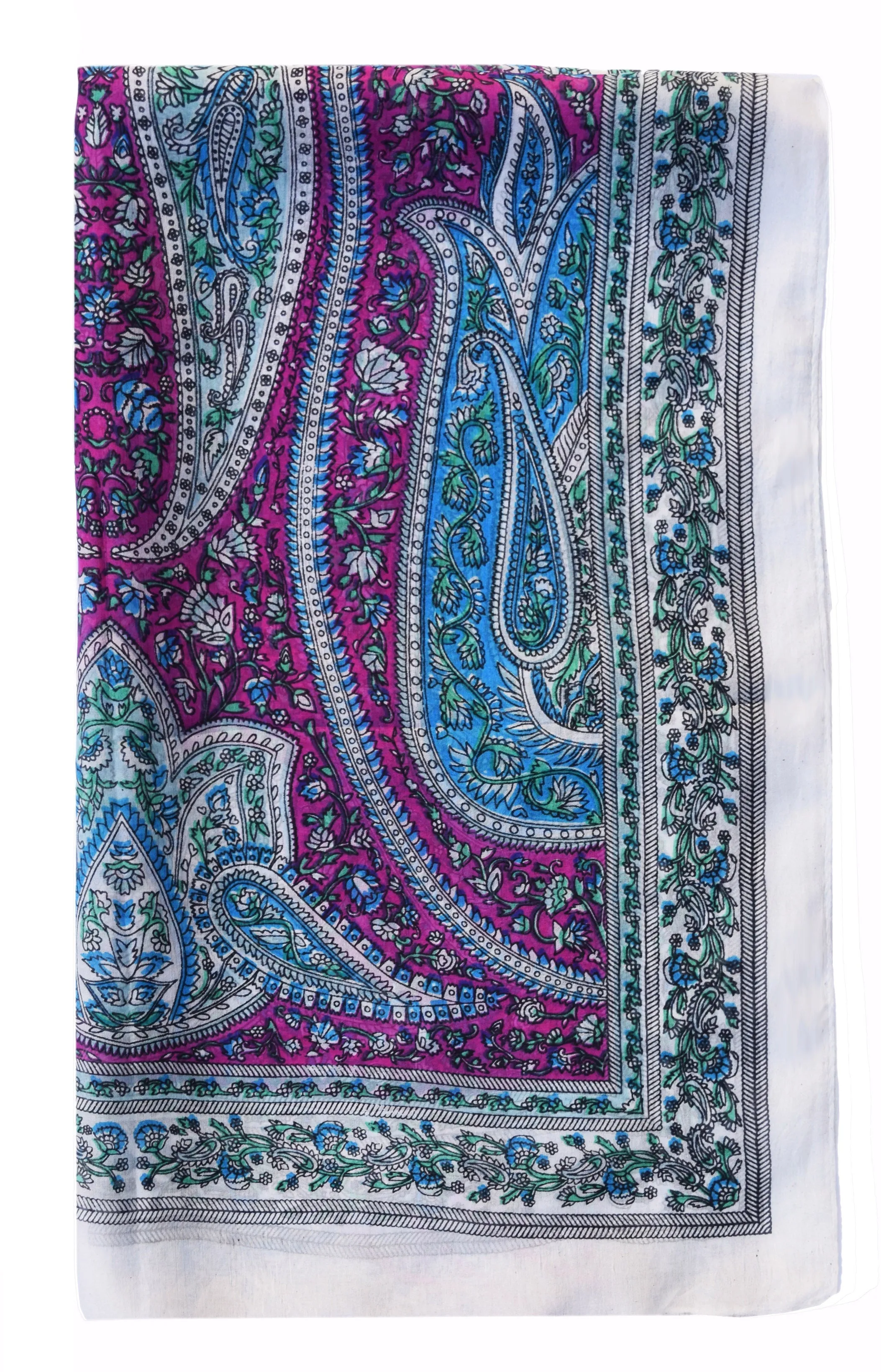 Paisley Silk Printed Scarf