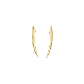 Sabre Fine Small Earrings - 18ct Yellow Gold