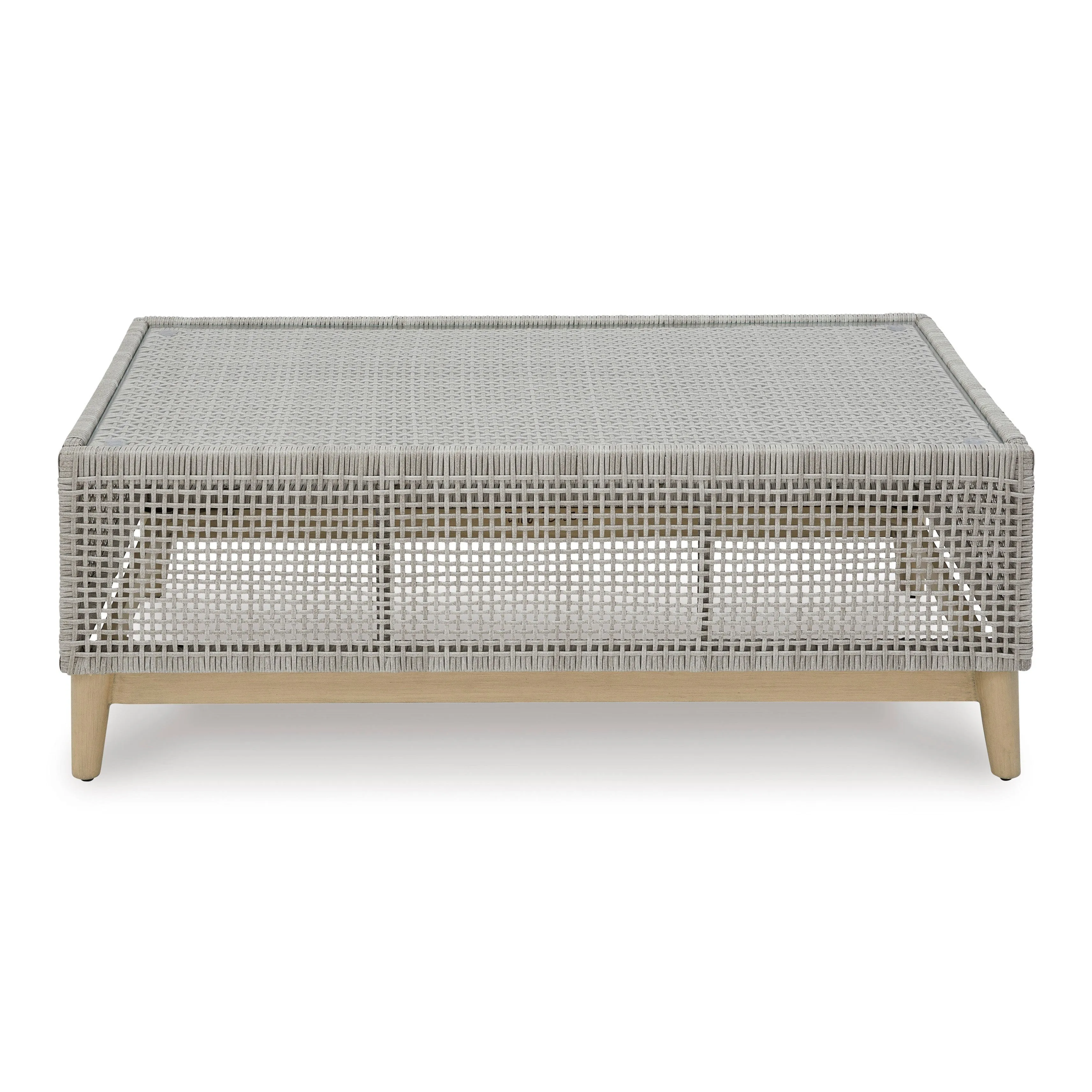 St Barts Outdoor Coffee Table Open Weave  48"