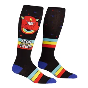 Stay Weird Stretch-It Knee Socks