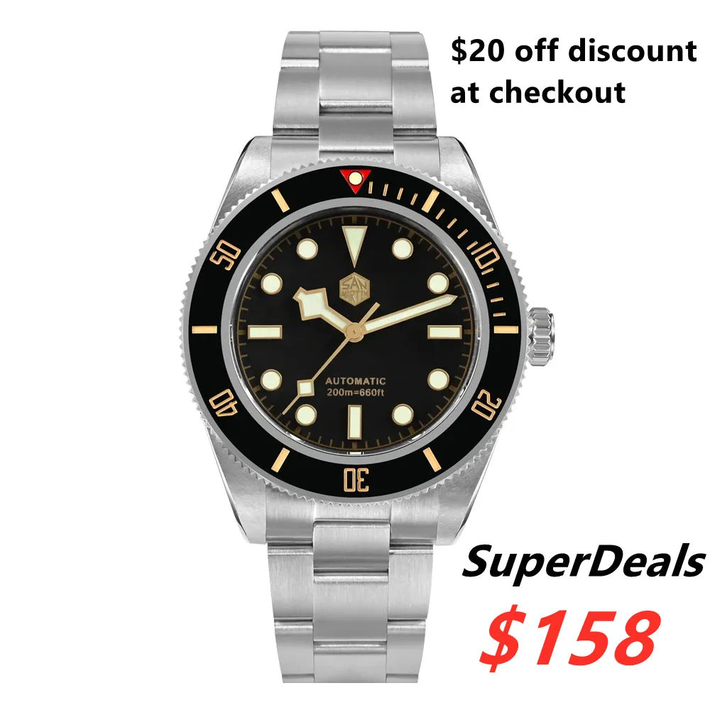 ★SuperDeals★San Martin BB58 NH35 Automatic Watch SN008G