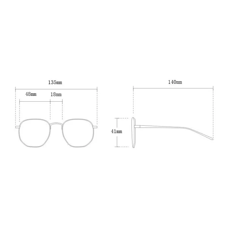 Tea - Unisex Blue Light Filtering Glasses (low-grade)