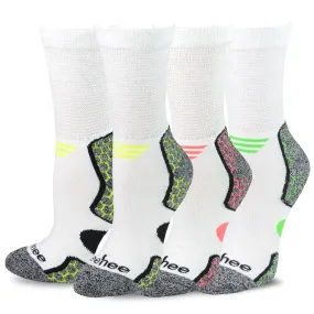 TeeHee Socks Men's Diabetic Bamboo Crew Bright 3-Pack (11987)